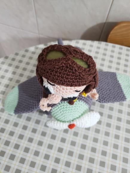 Aviador em Crochê - Amigurumi
