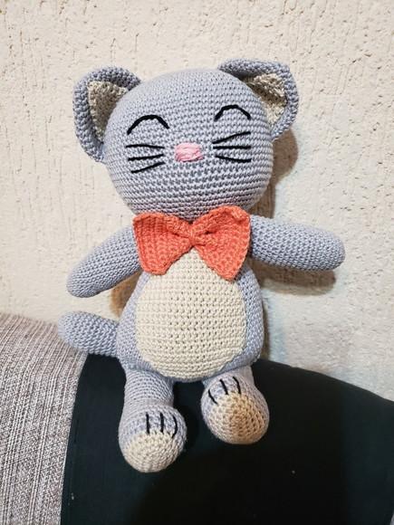 Gato em Crochê - Amigurumi