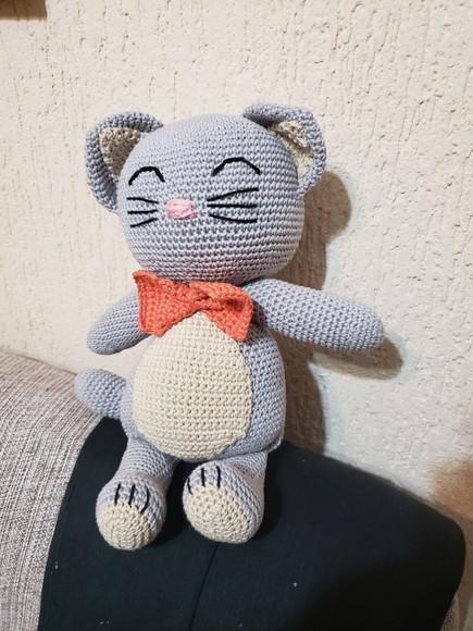 Gato em Crochê - Amigurumi