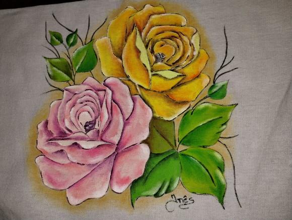 Pano de Prato, Pintado à Mão