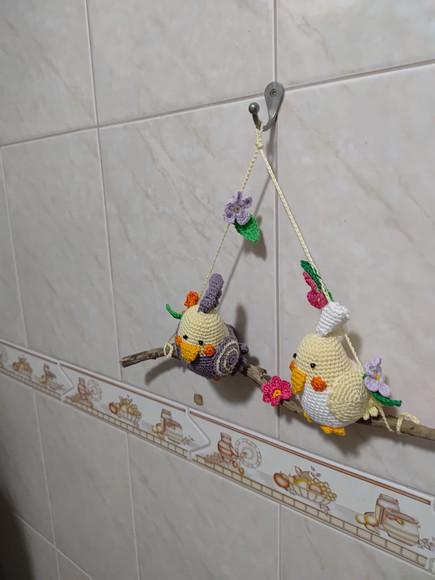 Pássaro em Crochê - Amigurumi