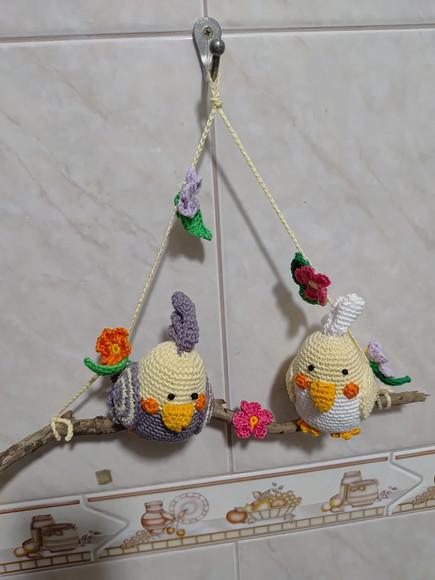 Pássaro em Crochê - Amigurumi