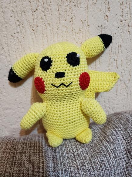 Pikachu em Crochê - Amigurumi