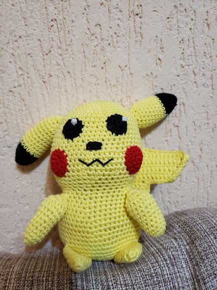 Pikachu em Crochê - Amigurumi