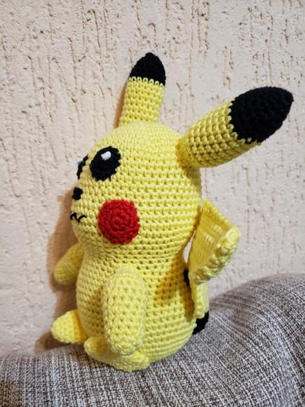 Pikachu em Crochê - Amigurumi