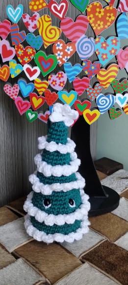 Receita Amigurimi Árvore de Natal