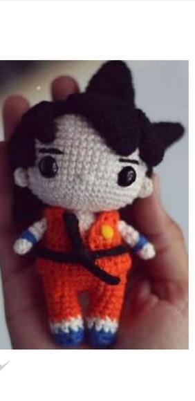 Receita amigurimi personagem de animê (8)