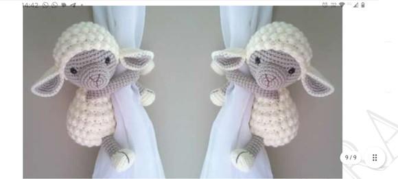 Receita Amigurumi Abraça Cortina- Ovelha l (1) Tradução