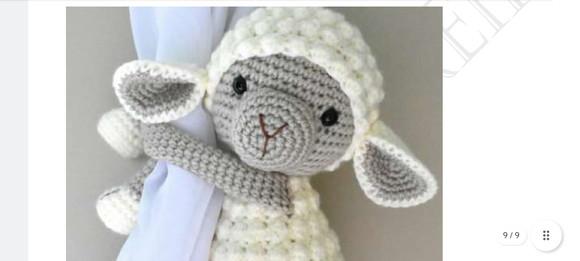Receita Amigurumi Abraça Cortina- Ovelha l (1) Tradução