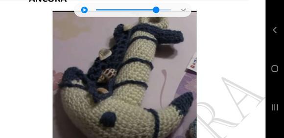 receita amigurumi ÂNCORA