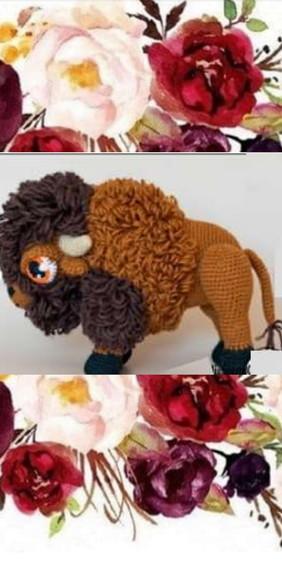 Receita Amigurumi Bisão