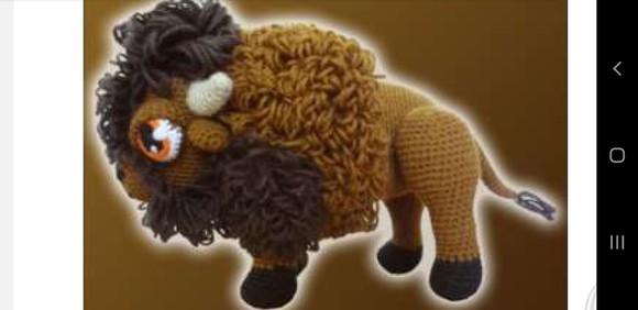 Receita Amigurumi Bisão