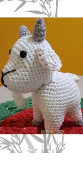 Receita Amigurumi Bode