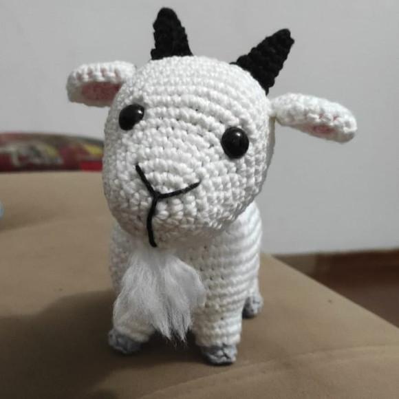 Receita Amigurumi Bode