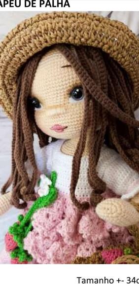 Receita Amigurumi Boneca (1) Tradução