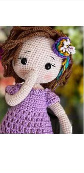 Receita Amigurumi Boneca (20) Tradução