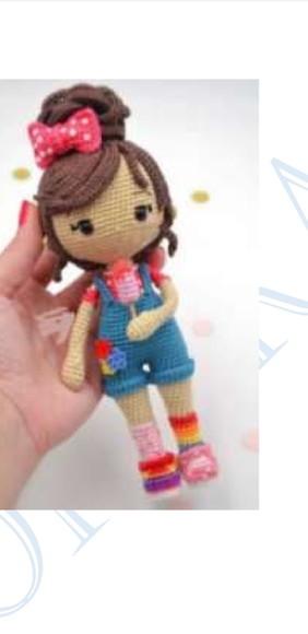 receita amigurumi Boneca (21) tradução
