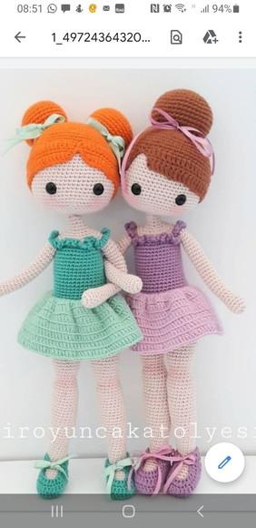 receita amigurumi Boneca (22) tradução