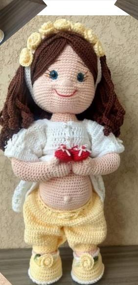 Receita Amigurumi Boneca (28) Tradução