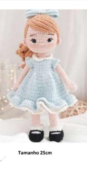 Receita Amigurumi Boneca (30) Tradução