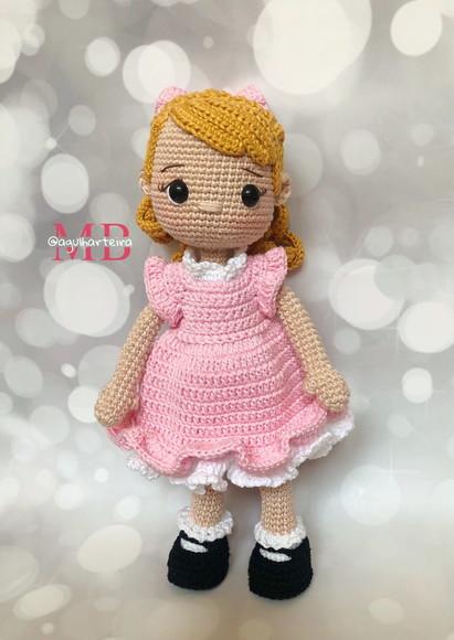 Receita Amigurumi Boneca (30) Tradução