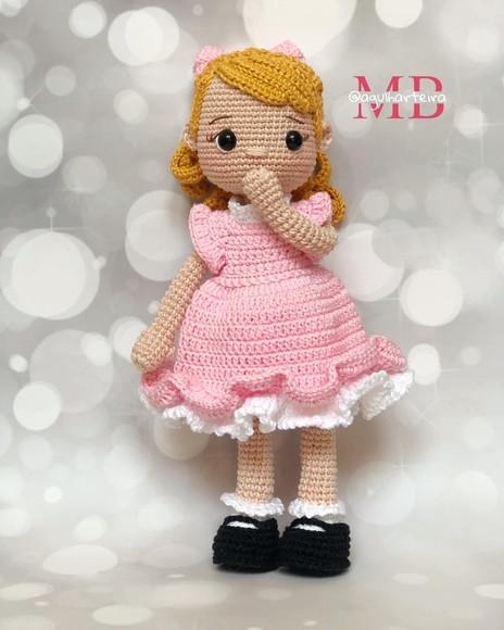Receita Amigurumi Boneca (30) Tradução