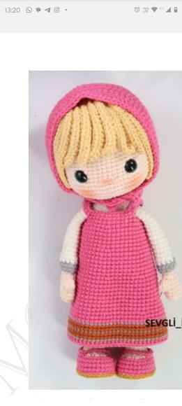 Receita Amigurumi Boneca (36) Tradução