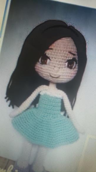 receita amigurumi Boneca (58) tradução