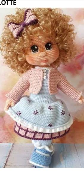 receita amigurumi Boneca (62) tradução