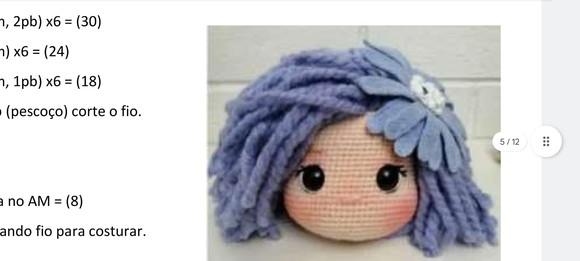 Receita Amigurumi Boneca (7) Tradução