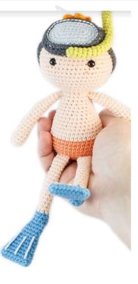 Receita Amigurumi Boneco (17) Tradução