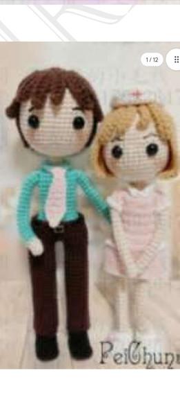Receita Amigurumi Bonecos Médico e Enfermeira (16) Tradução