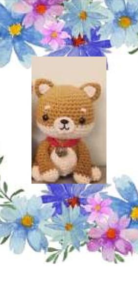 receita amigurumi CACHORRO SHIBA INU