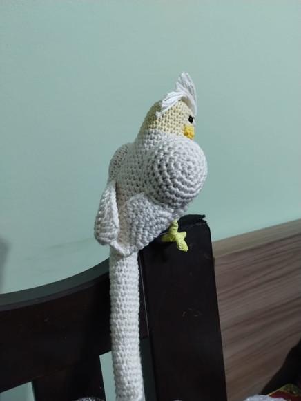 receita amigurumi CALOPSITA