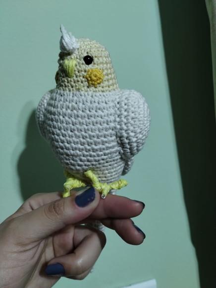 receita amigurumi CALOPSITA