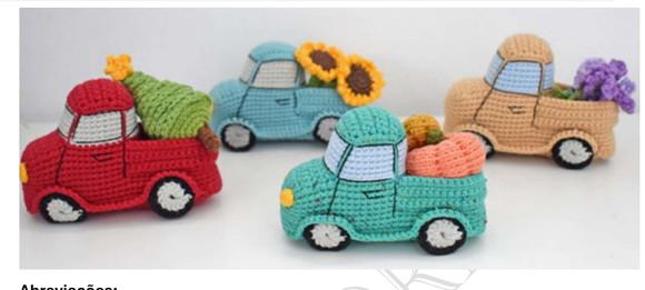 Receita Amigurumi Caminhão - Receita