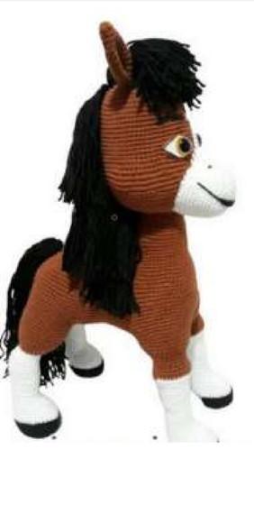 receita amigurumi CAVALO tradução