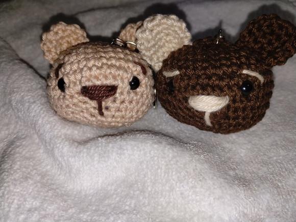 Receita Amigurumi Chaveiro Ursos e Pinguins