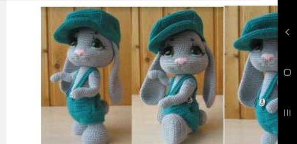 Receita Amigurumi Coelho de Boina