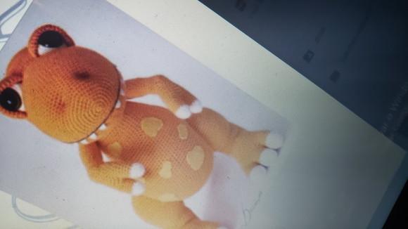 receita amigurumi dinossauro T-REX (2)