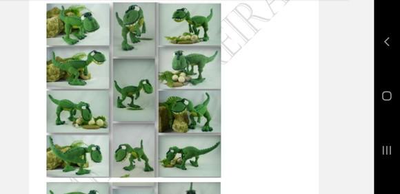 Receita Amigurumi Dinossauro T-rex (3)