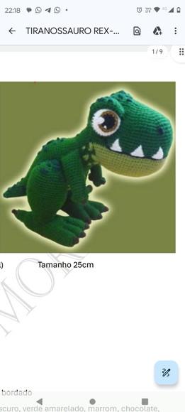 Receita Amigurumi Dinossauro T-rex (5)
