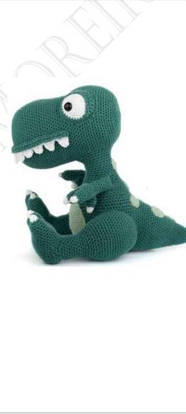 Receita Amigurumi Dinossauro T-rex (4)