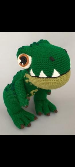 Receita Amigurumi Dinossauro T-rex (5)