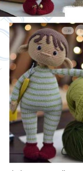 Receita Amigurumi Duende (2) Tradução