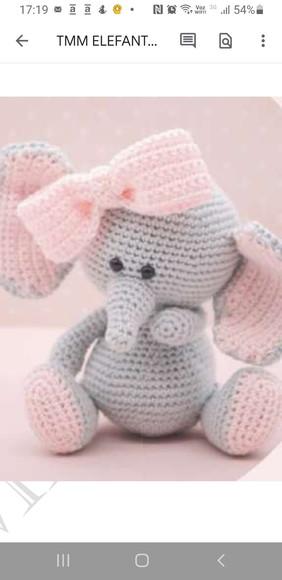 Receita amigurumi ELEFANTE (2) tradução