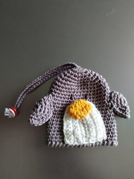 Receita Amigurumi Esconde Chave- Pinguim