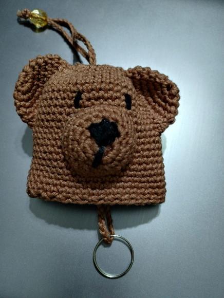 Receita Amigurumi Esconde Chave - Urso