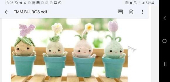 receita Amigurumi FLOR (2) tradução