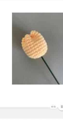 Receita Amigurumi Flor Tulipa com Vaso Tradução